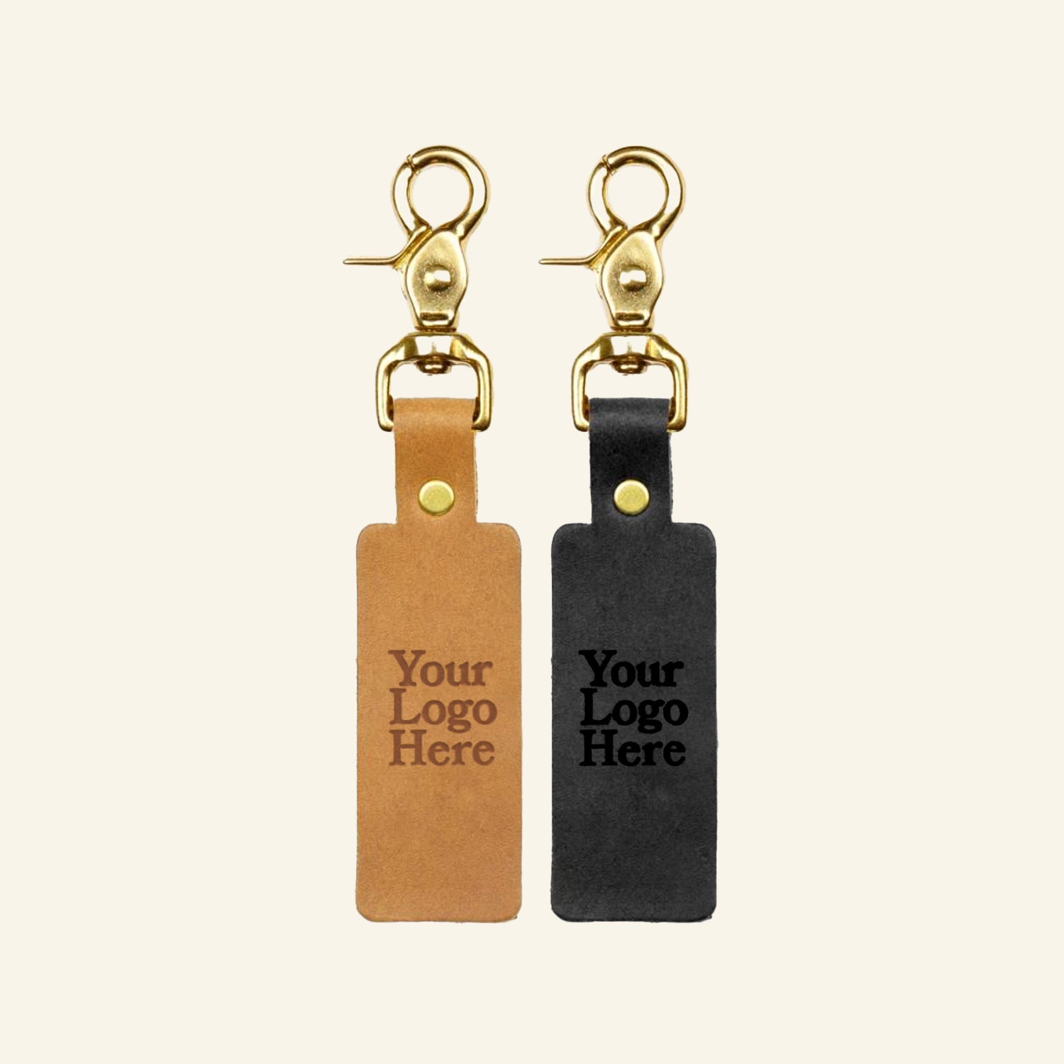 Custom Leather Rectangle Keychain – Oowee Products