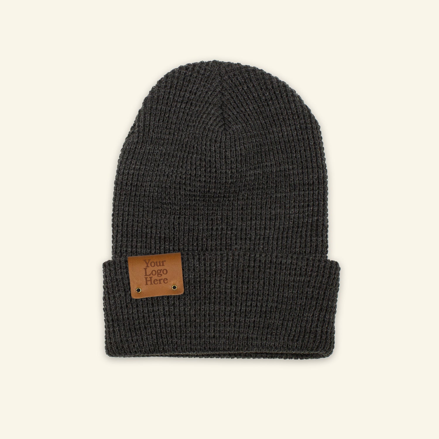 帽子 surgery leather patch fur beanie 'black' SURGERY】☆Surgery Leather Patch Fur Beanie Black☆