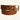 Veg Tanned Water Buffalo Bark Brown Leather Belt with Brass Hardware