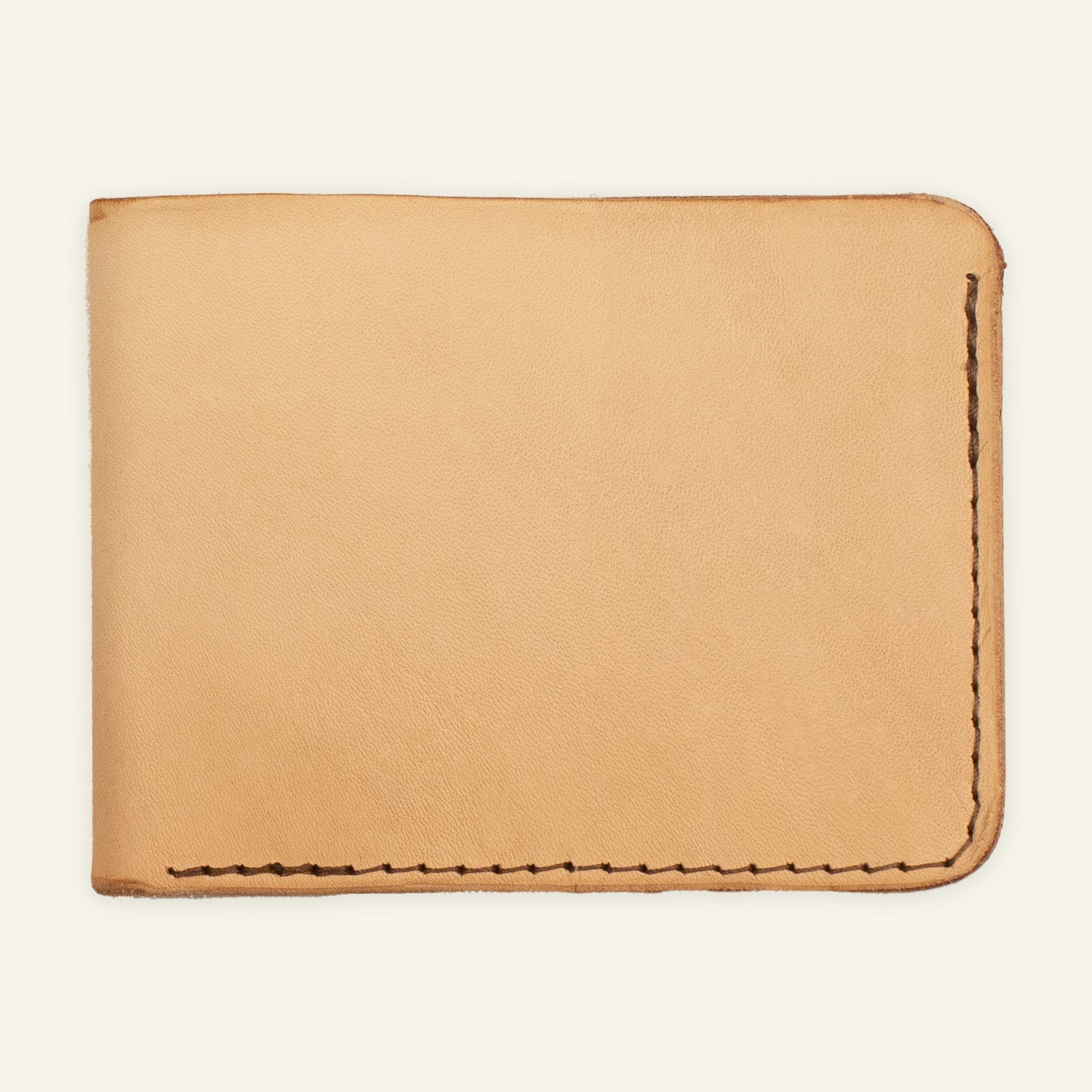 Tan Color Wallet Traditional Veg Tan Leather Bifold Wallet – Oowee Products
