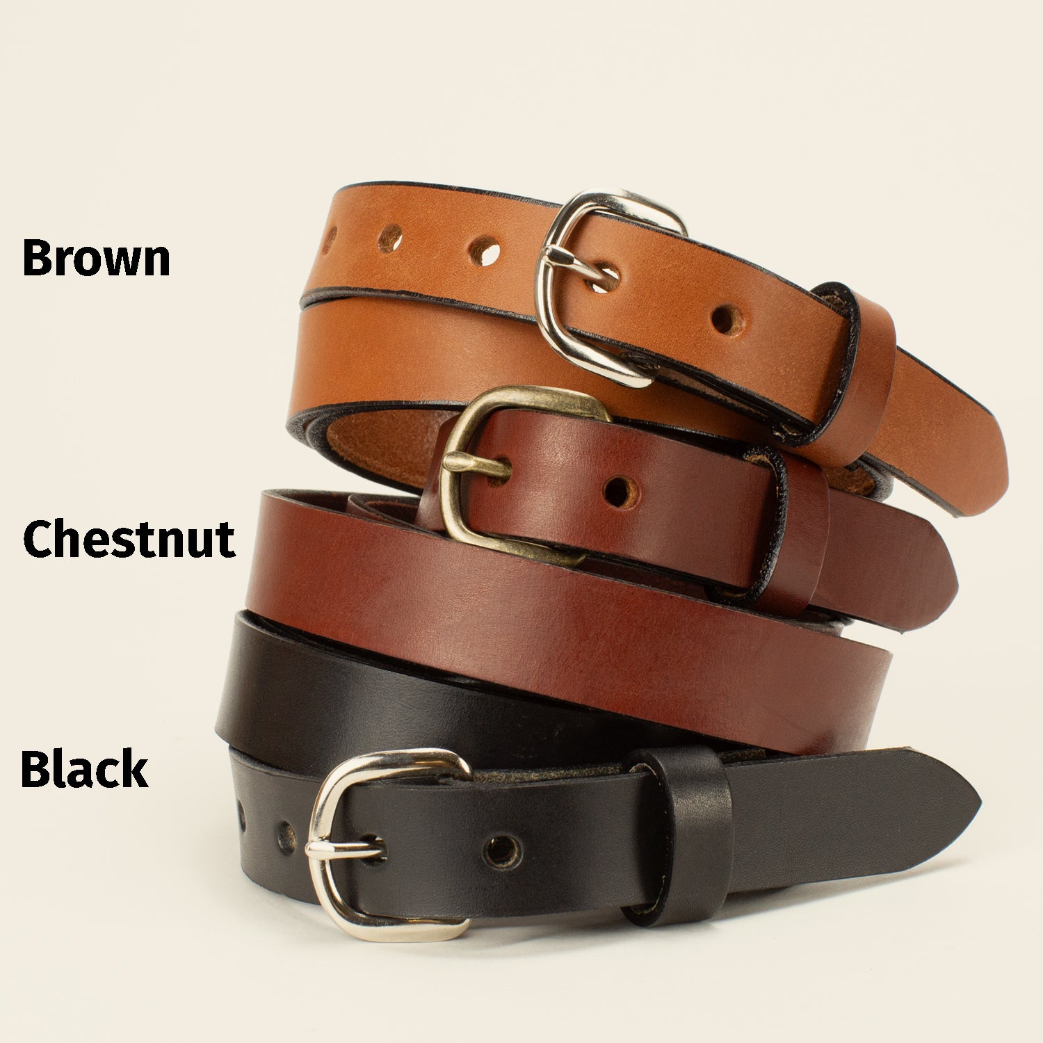 1 inch leather belt store