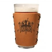race to the taps leather pint sleeve