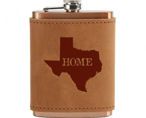 Hometown Leather Flask Wrap