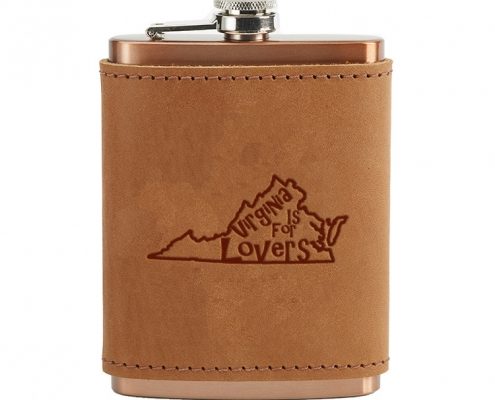 Hometown Leather Flask Wrap