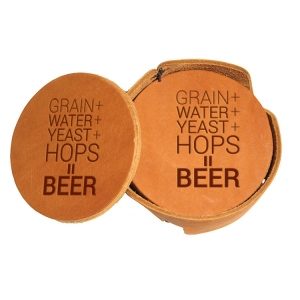 Round Coaster Set: Beer Ingredients