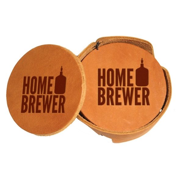Round Coaster Set: Home Brewer