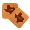 Square Coaster Set of 4 with Strap: TX Home