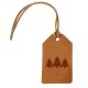 Simple Luggage Tag: Pine Trees