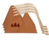 Mountain Ornament (Set of 4): Pine Trees