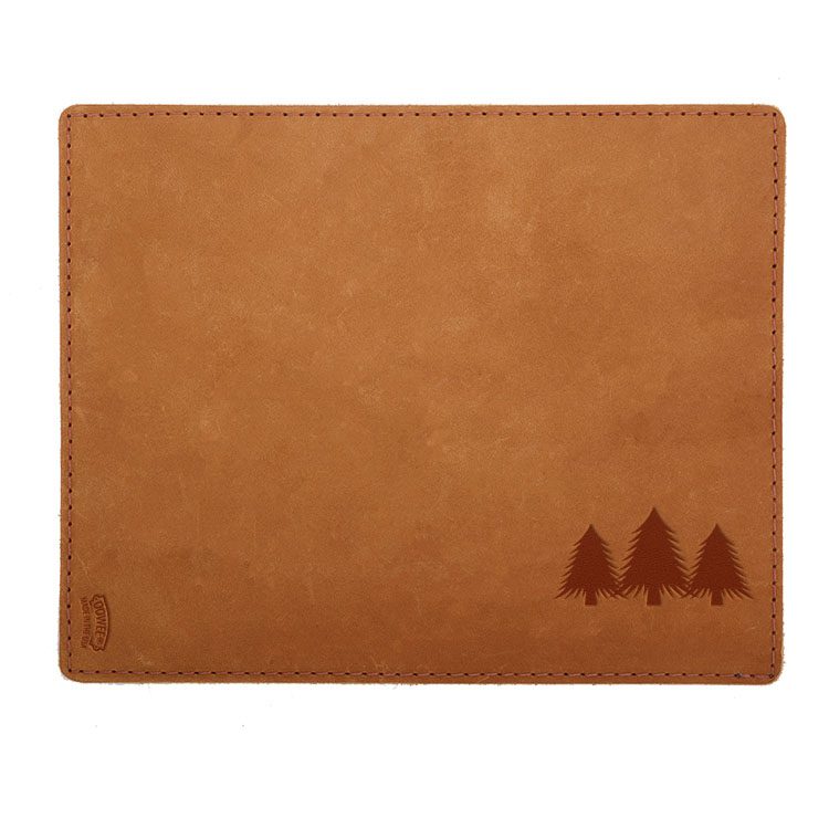 Mouse Pad with Decorative Stitch: Pine Trees