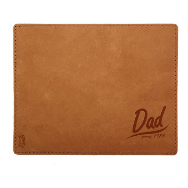 Mouse Pad with Decorative Stitch: Dad Since