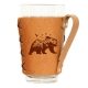 Pint Holder with Handle: Mountain Bear