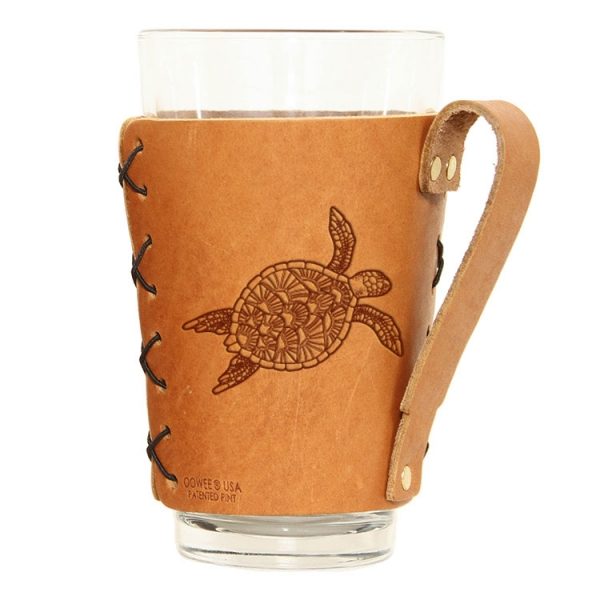 Pint Holder with Handle: Sea Turtle