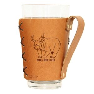Pint Holder with Handle: Beer Bear