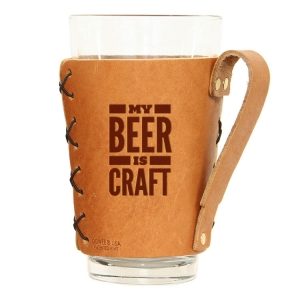 Pint Holder with Handle: My Beer is Craft