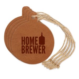 Round Ornament (Set of 4): Home Brewer