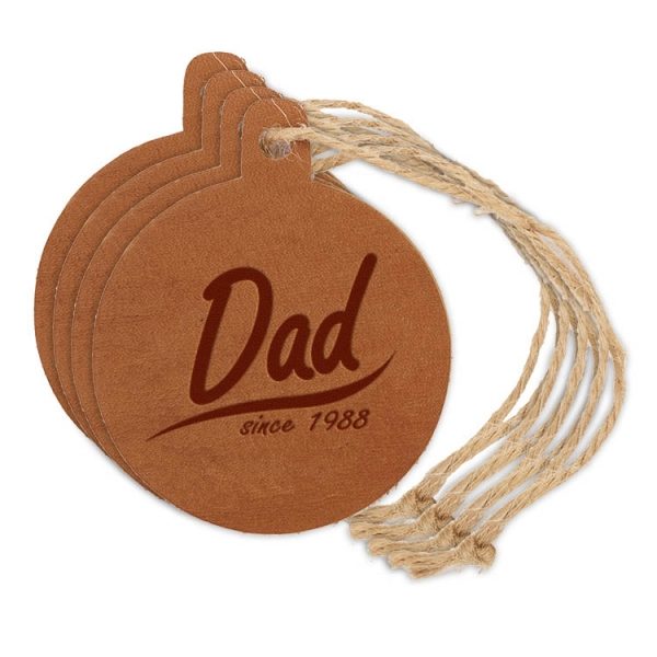 Round Ornament (Set of 4): Dad Since