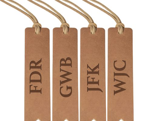 Custom Leather Bookmark (Set of 4)