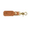 LOGO Leather Keychain: WNC Heart