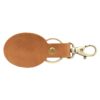 Virginia-Love Oval Leather Keychain