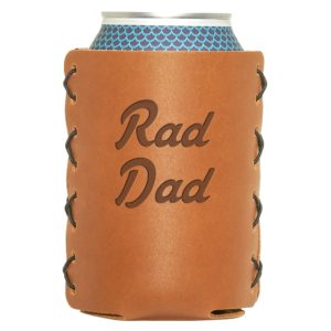 Leather Can Holder: Rad Dad