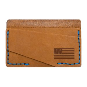Double Horizontal Card Wallet: American Flag