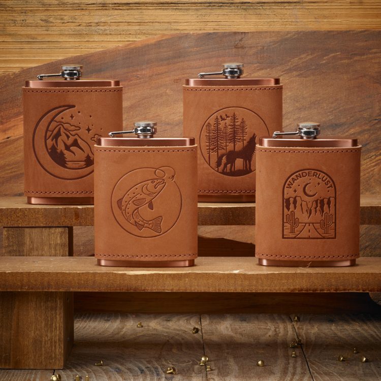 leather flask