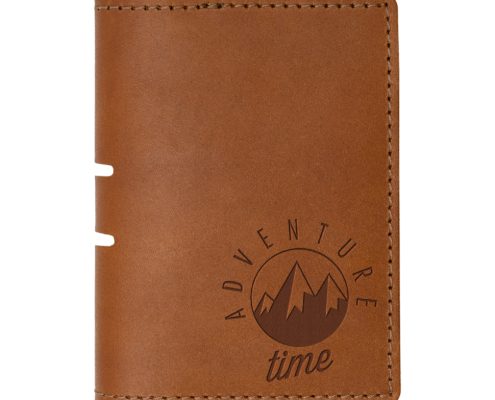 Leather Adventure-Time Passport Holder
