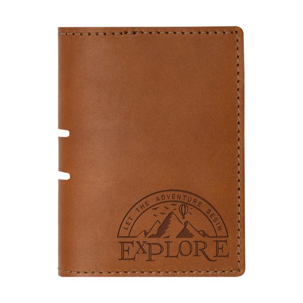 Leather Explore Passport Holder