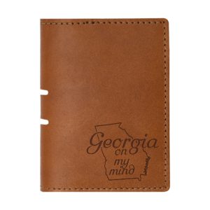 Leather Georgia-On-My-Mind Passport Holder