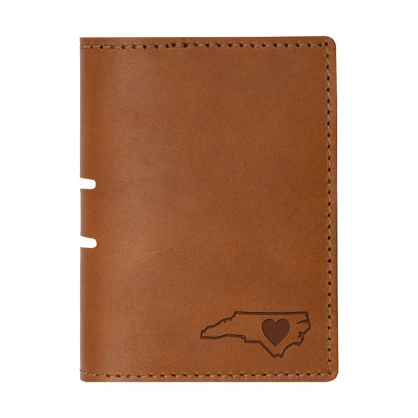 Leather NC-Heart Passport Holder