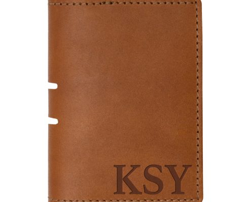 Leather Personalized Passport Holder