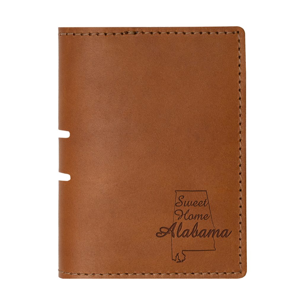 Leather Sweet-Home-Alabama Passport Holder