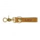 Personalized Slim Leather Keychain; Add Initials