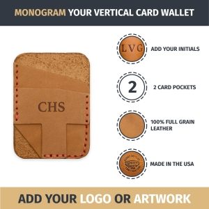 Double Vertical Card Wallet: Custom