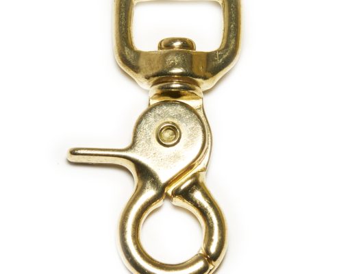 Rectangle Leather Keychain: Custom