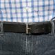 Personalized 1.25-Inch Leather Belt, Choose Options
