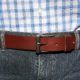 Personalized 1.5-Inch Leather Belt, Choose Options