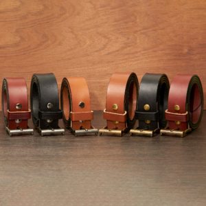 Personalized 1.5-Inch Leather Belt