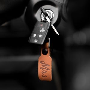 Custom Belt Loop Leather Keychain
