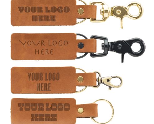 Belt Loop Leather Keychain: Custom