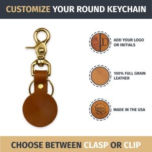 Round Keychain: Custom