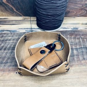 Large Hand Stitched Valet Tray