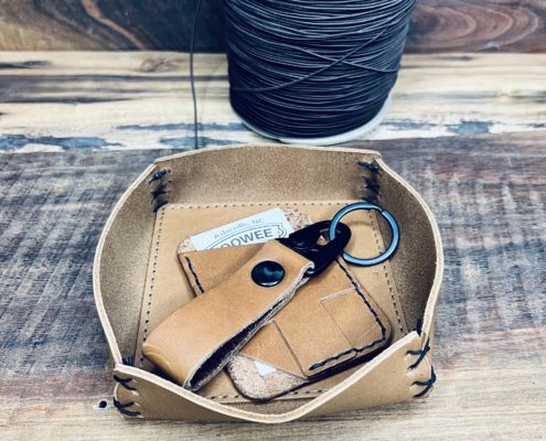 Large Hand Stitched Valet Tray: Choose a Design