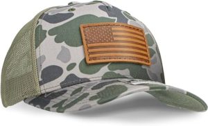 American Flag Hat on Richardson 112 Trucker Hat